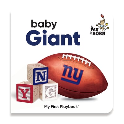 New York Giants WinCraft Toddler A Fan Is Born Baby Board Book