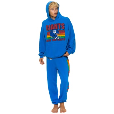 New York Giants Aviator Nation Unisex Tri-Blend Sweatpants - Royal