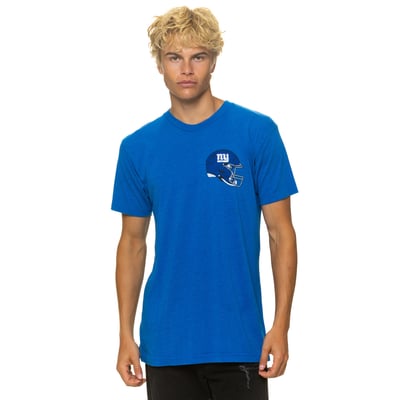 New York Giants Aviator Nation Unisex Tri-Blend T-Shirt - Royal