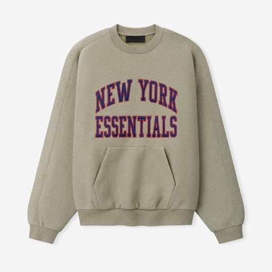 New York Giants Fear of God x NFL Unisex 90s Relaxed Sweatshirt - Heather Gray