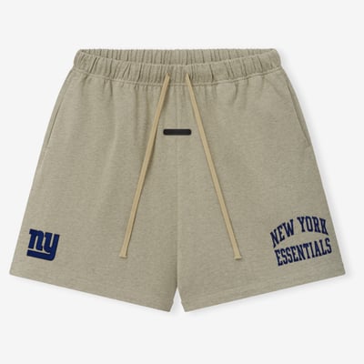 New York Giants Fear of God x NFL Unisex Classic Shorts - Heather Gray