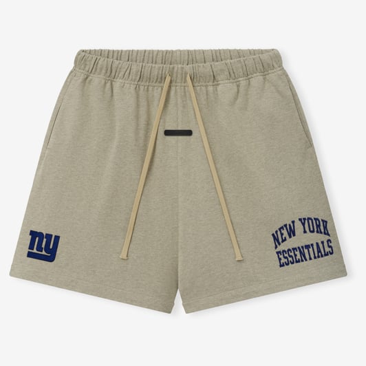 New York Giants Fear of God x NFL Unisex Classic Shorts - Heather Gray
