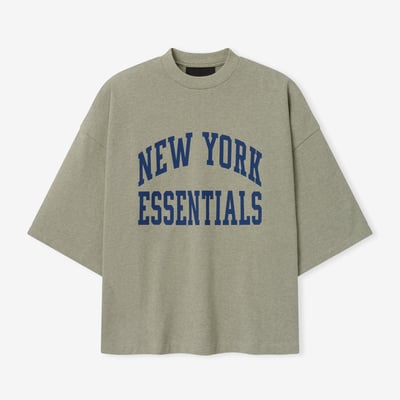 New York Giants Fear of God x NFL Unisex Merch T-Shirt - Heather Gray