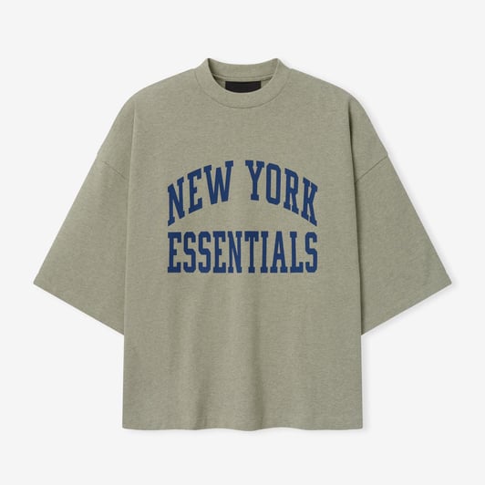 New York Giants Fear of God x NFL Unisex Merch T-Shirt - Heather Gray