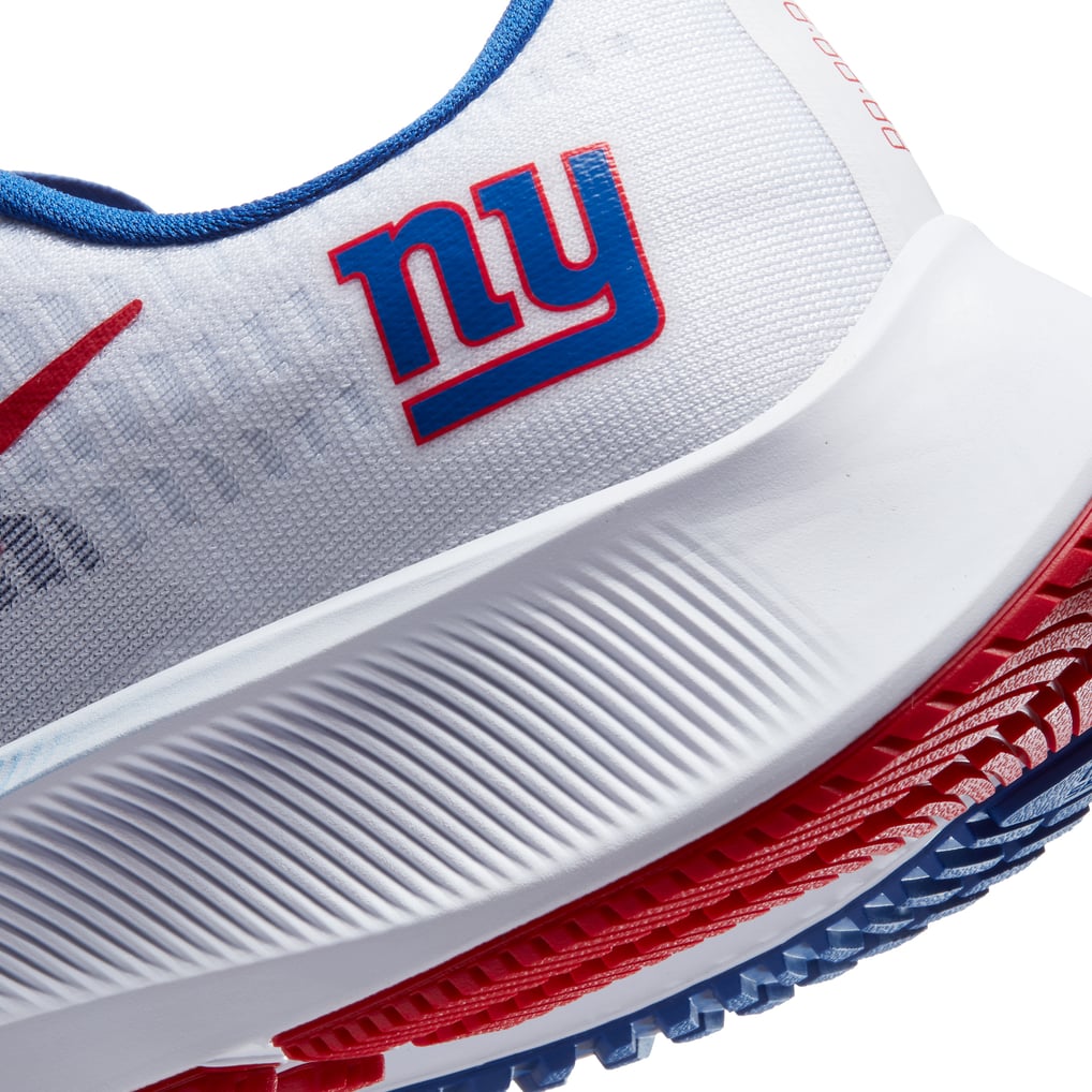 Unisex Nike White New York Giants Zoom Pegasus 37 Running Shoe display picture 1