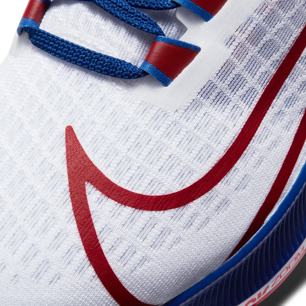 Unisex Nike White New York Giants Zoom Pegasus 37 Running Shoe display picture 1
