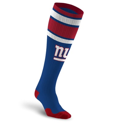 New York Giants PRO Compression Unisex  Classic Stripe Over-the-Calf Compression Socks