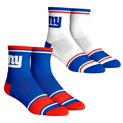 New York Giants Rock Em Unisex Two-Pack Team Color Crew Socks