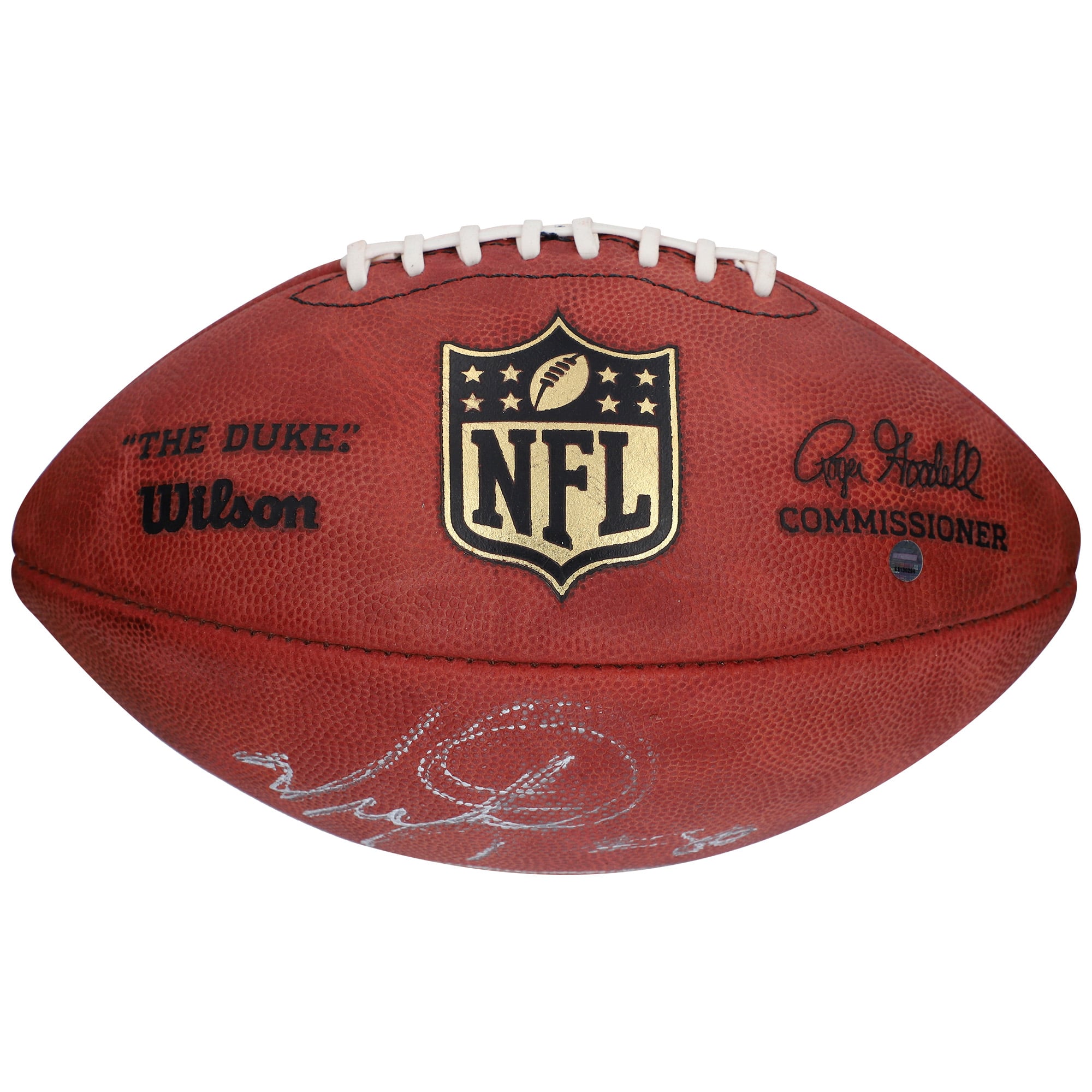 Victor Cruz New York Giants Autographed Wilson Authentic Game Football