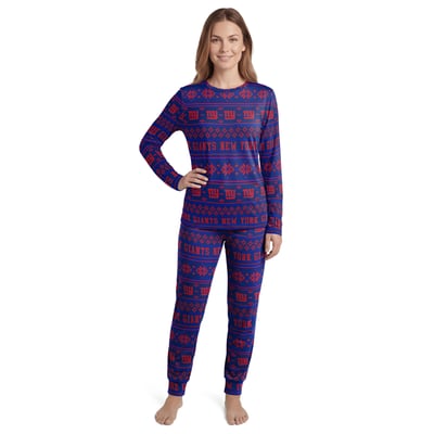 New York Giants Concepts Sport Women's Jubilee Sleep Set - Royal