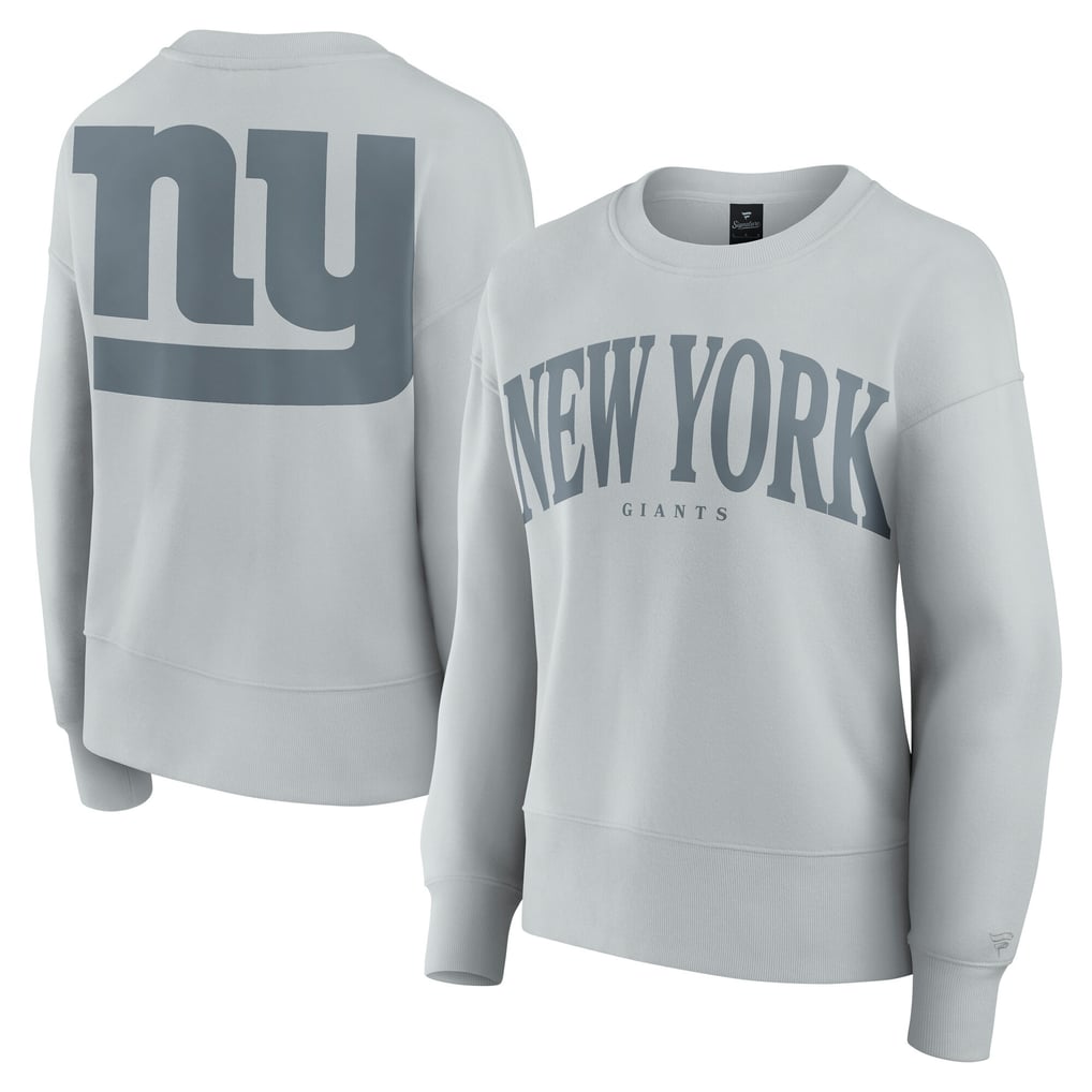  New York Giants Fanatics Women's Elements Pullover Sweatshirt - Gray