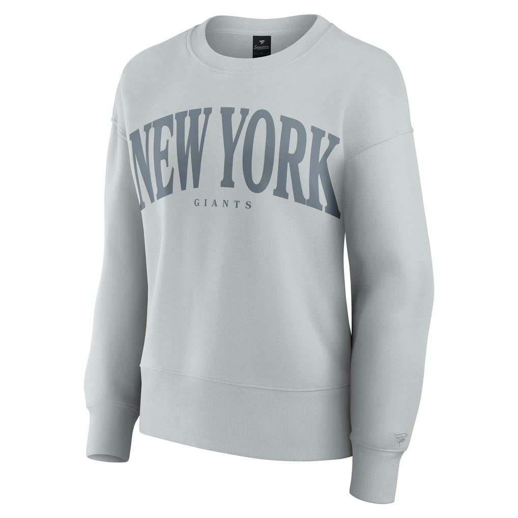  New York Giants Fanatics Women's Elements Pullover Sweatshirt - Gray