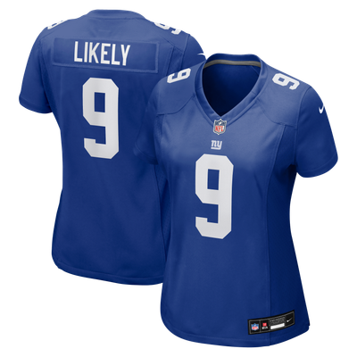 Isaiah Likely New York Giants Nike Women's Team Game Jersey - Royal
