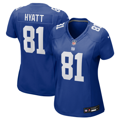 Jalin Hyatt New York Giants Nike Women's Team Game Jersey - Royal