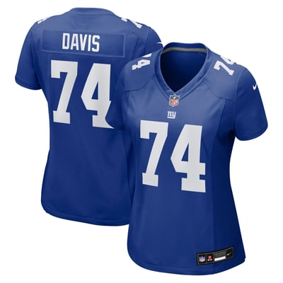 J.C. Davis New York Giants Nike Women's Team Game Jersey - Royal