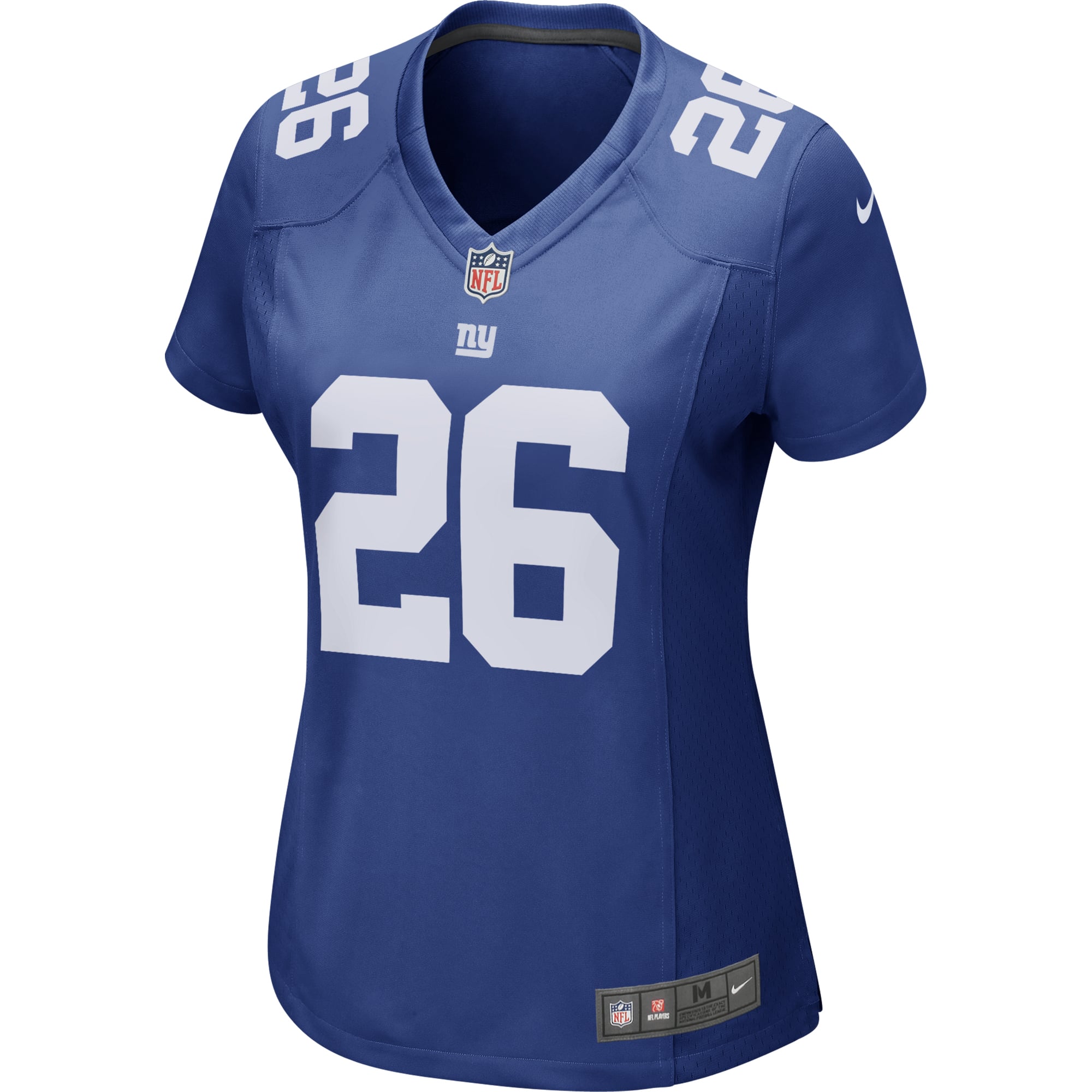 Women's Nike Saquon Barkley Blue New York Giants Game Player Jersey