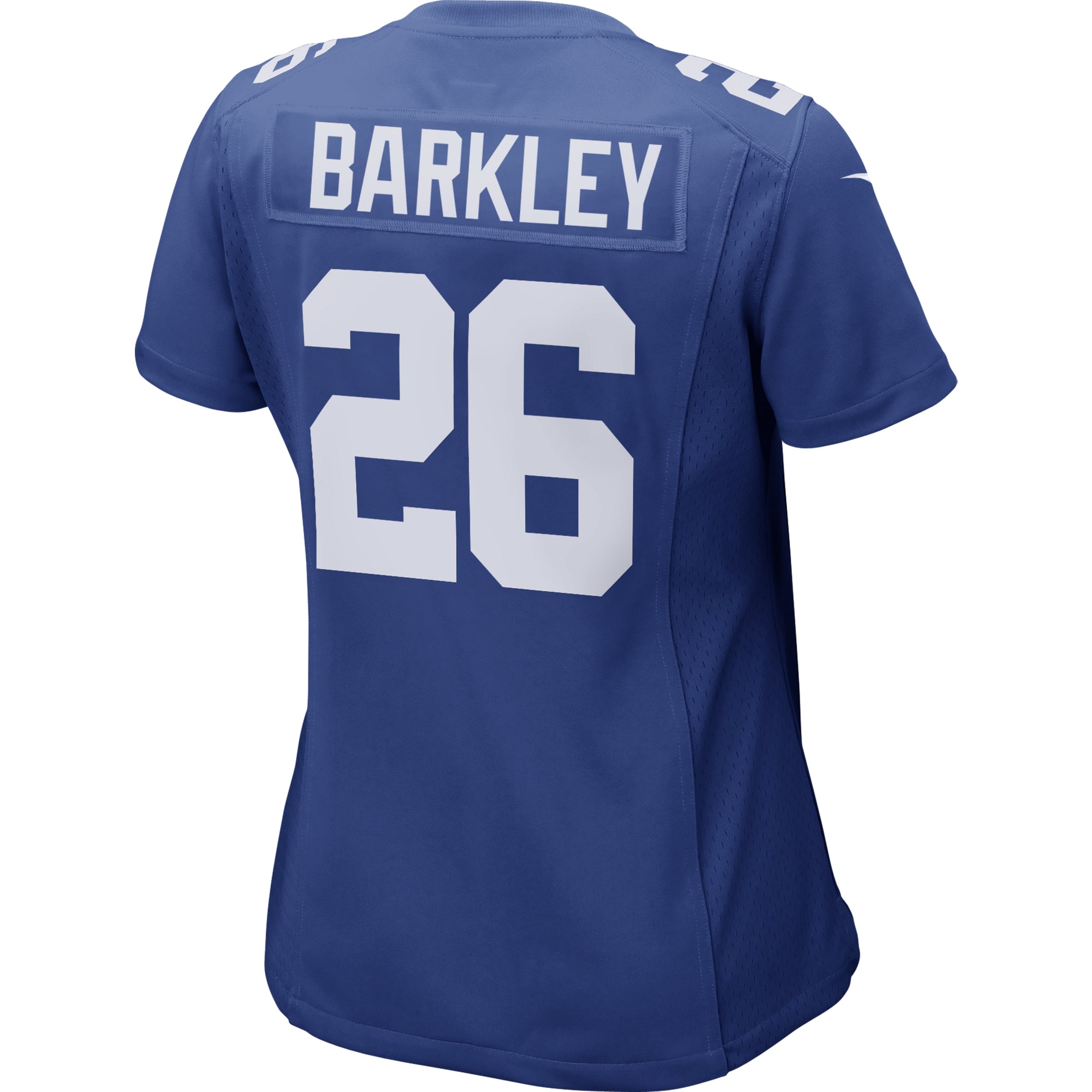 Women's Nike Saquon Barkley Blue New York Giants Game Player Jersey