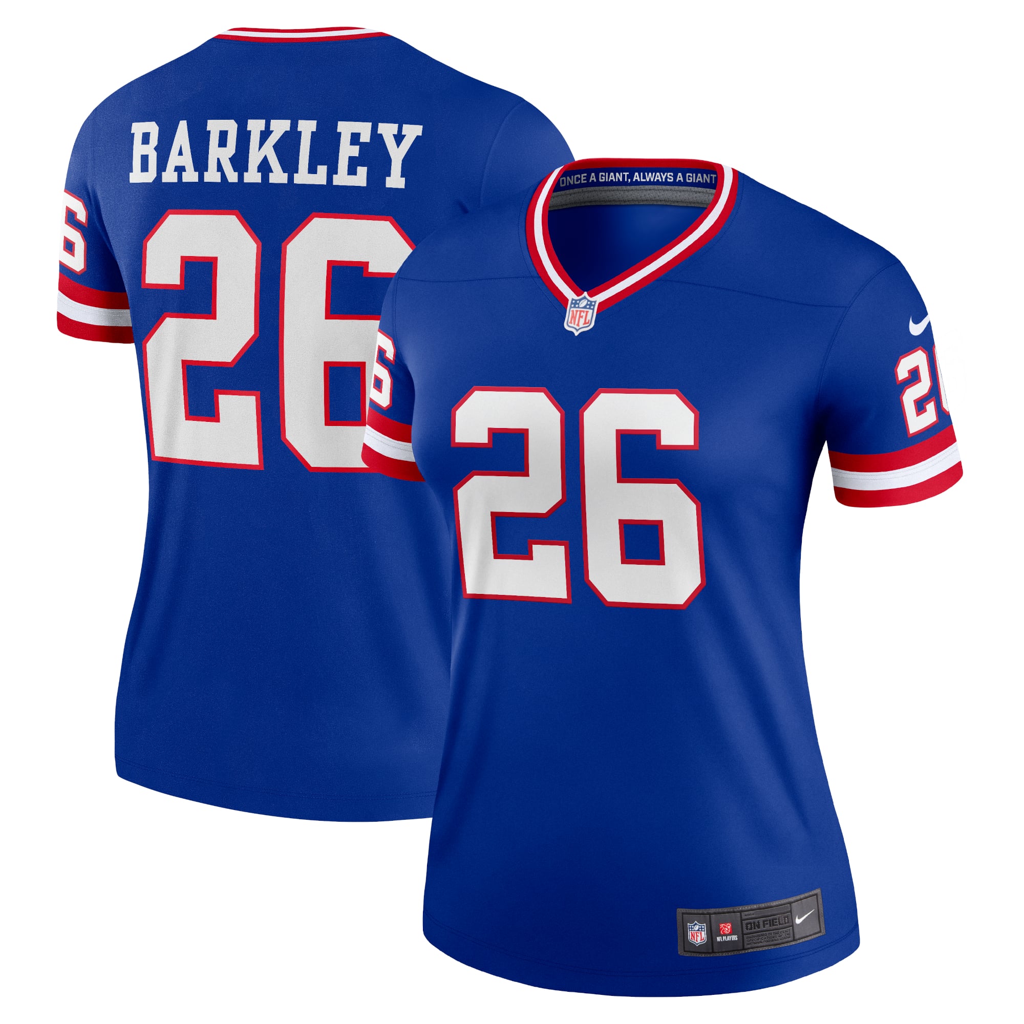 BARKLEY 26 NFL レディース M Women's Nike Saquon Barkley Blue New York Giants Legend Player