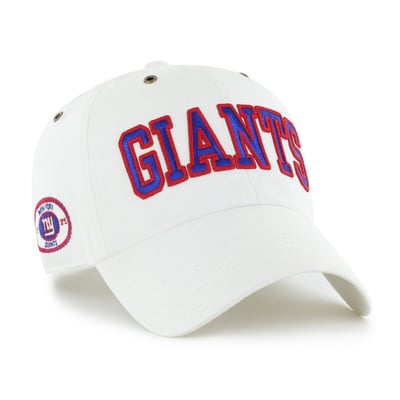 New York Giants Stoney Clover Lane x '47 Women's Overlay Clean Up Adjustable Hat - White