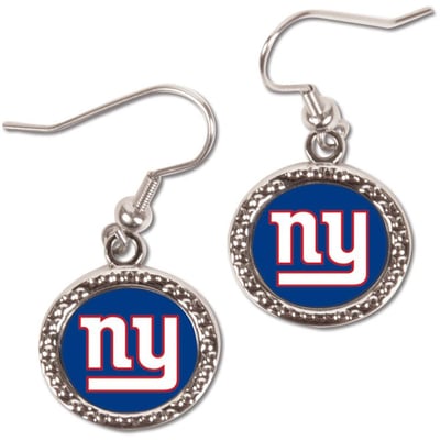 New York Giants WinCraft Women's Round Dangle Earrings