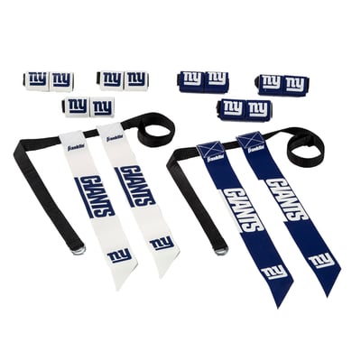 New York Giants Franklin Sports Youth NFL Flag Football Set