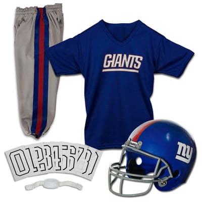 New York Giants Franklin Sports Youth NFL Deluxe Uniform Set - Royal
