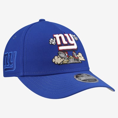 New York Giants New Era Youth Cartoon A-Frame 9FORTY Adjustable Hat - Royal
