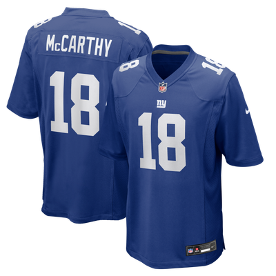 J.J. McCarthy New York Giants Nike Youth Team Game Jersey - Royal