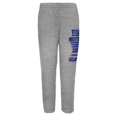 New York Giants Outerstuff Youth Jet Stream Jogger Pants - Gray