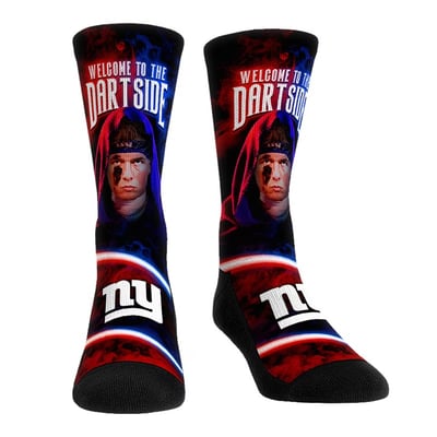 Jaxson Dart New York Giants Rock Em Youth Player Celebration Crew Socks