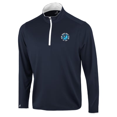 New York Golf Club Antigua Brink Desert Dry Quarter-Zip Pullover - Navy