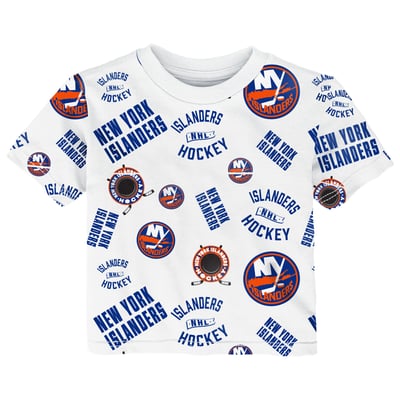  New York Islanders Outerstuff Infant Run Down T-Shirt - White