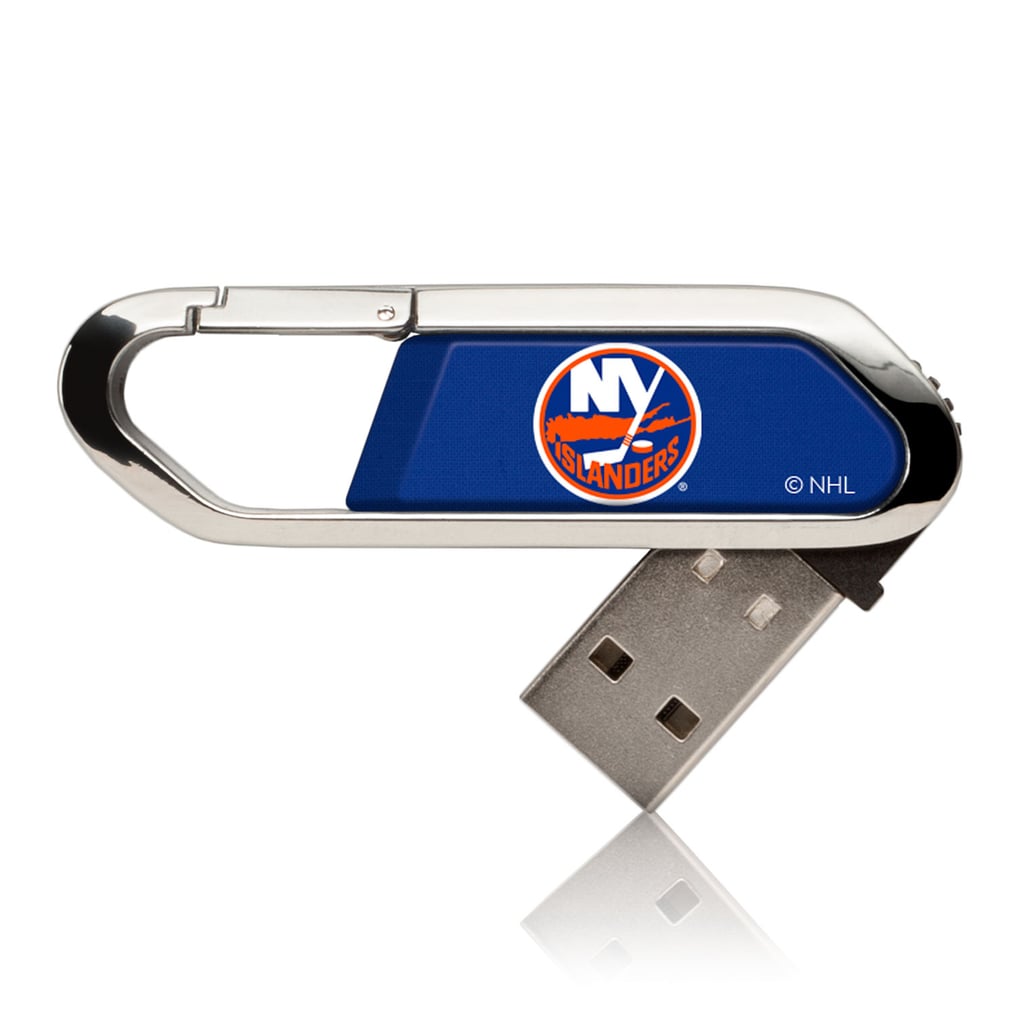 Flash Key New York Islanders Keyscaper 64GB Carabiner Clip USB Flash Drive