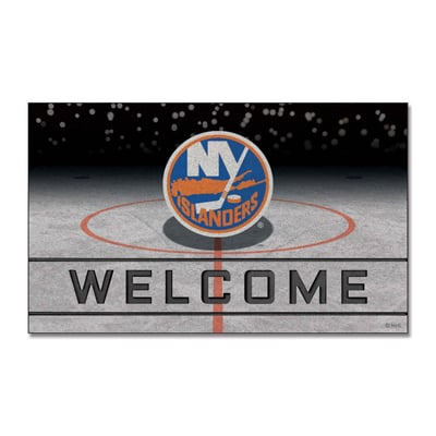 New York Islanders Logo Brands 18" x 30" Crumb Rubber Door Mat