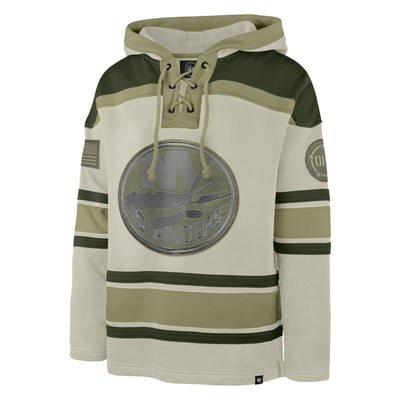 New York Islanders '47 OHT Military Appreciation Lacer Hoodie - Beige
