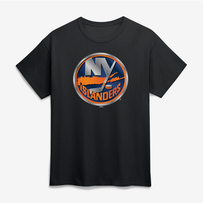 New York Islanders Big & Tall Forged Mascot T-Shirt - Black