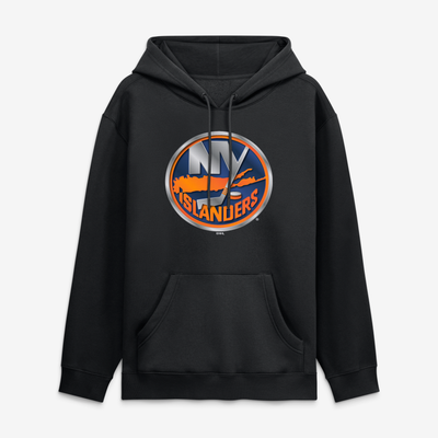 New York Islanders  Metallic Mascot Hoodie - Black