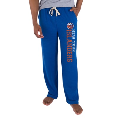 New York Islanders Concepts Sport Mainstream Terry Tri-Blend Pants - Royal