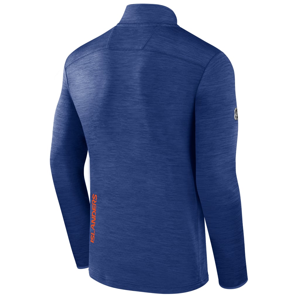 New York Islanders Fanatics Authentic Pro Lightweight Quarter-Zip Pullover - Heather Royal