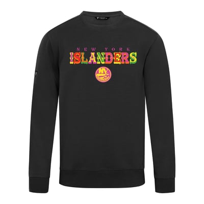 New York Islanders Levelwear DOTD Fiesta Text Zane Sweatshirt - Black
