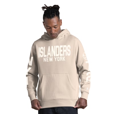 New York Islanders Starter Locker Room Hoodie - Tan