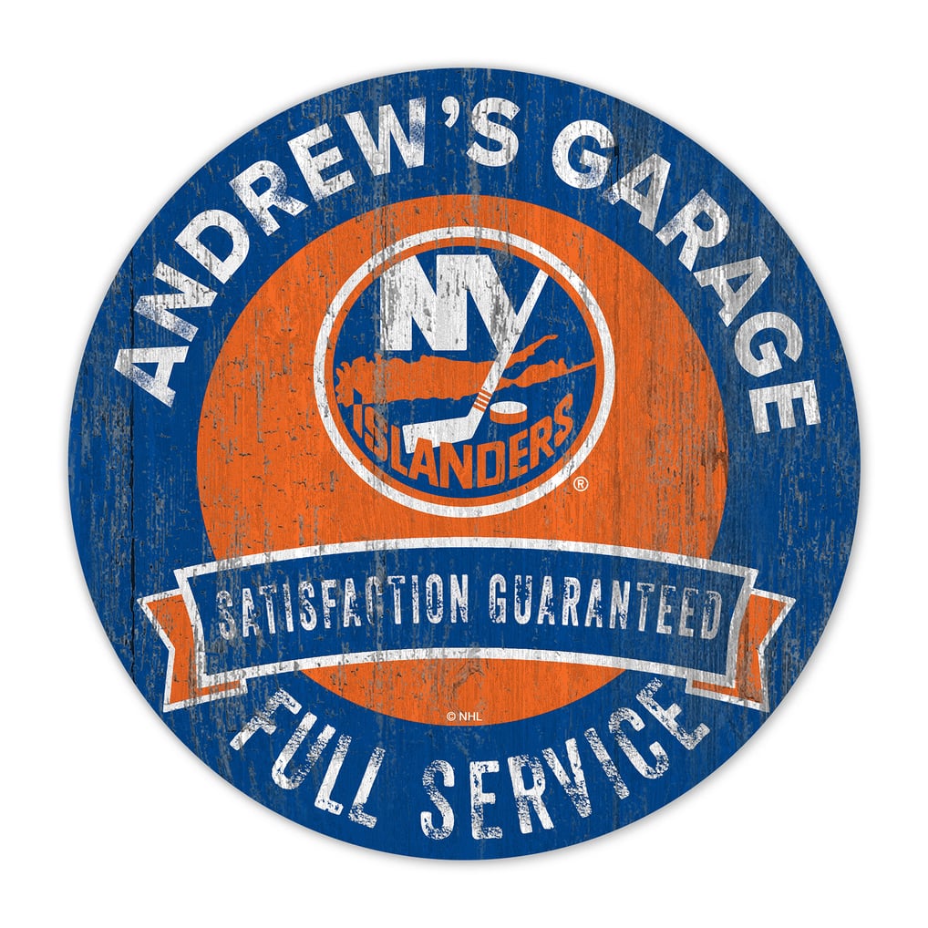 New York Islanders 16" Customizable Garage Circle