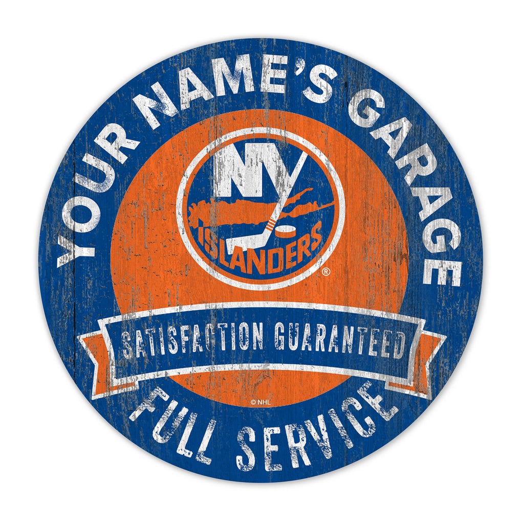 New York Islanders 16" Customizable Garage Circle