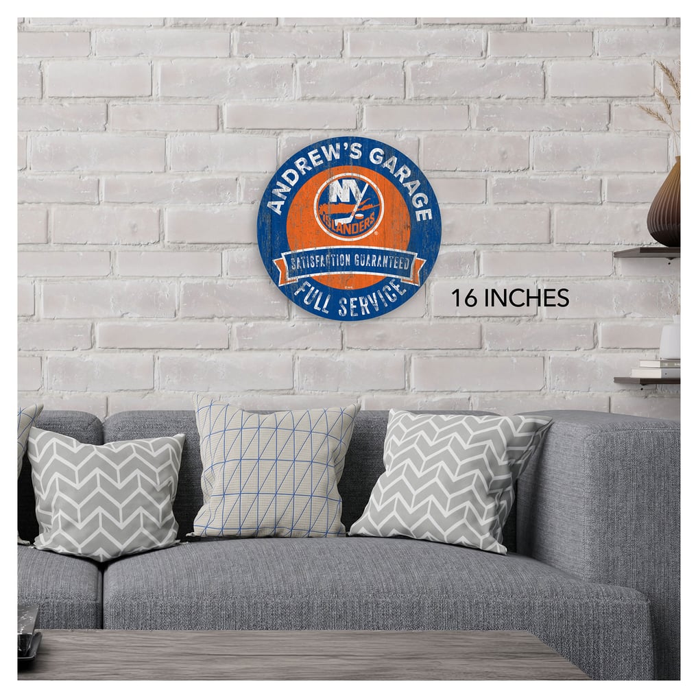 New York Islanders 16" Customizable Garage Circle