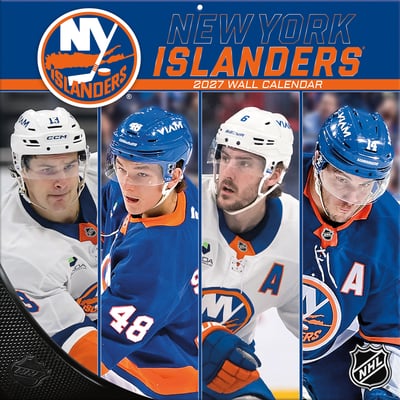 New York Islanders 2027 12” x 12” Team Wall Calendar