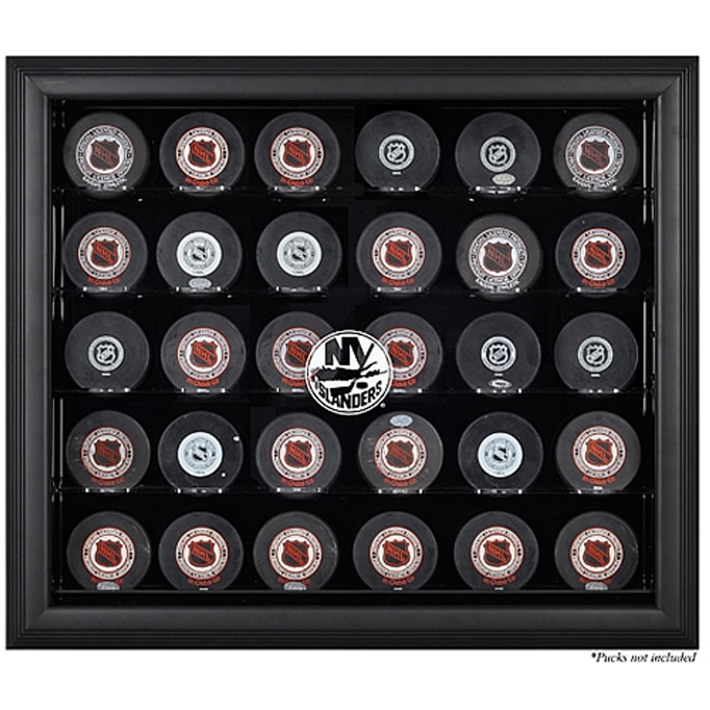 New York Islanders Fanatics Authentic 30-Puck Black Display Case