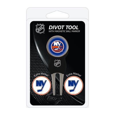 New York Islanders Golf Divot Tool Pack with 3 Magnetic Markers