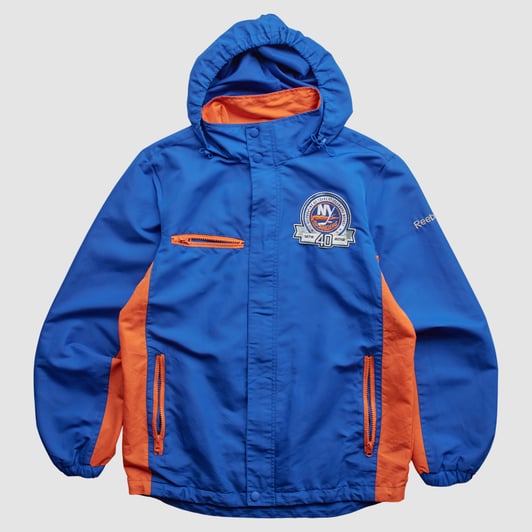New York Islanders Reebok 2012 Hooded Full Zip Jacket - Blue - S by Fanatics Real Vintage