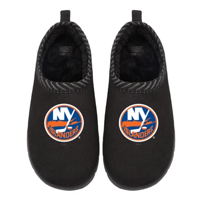 New York Islanders ISlide Unisex Primary Logo Mission Slipper - Black
