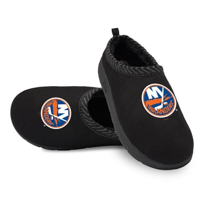 New York Islanders ISlide Unisex Primary Logo Mission Slipper - Black
